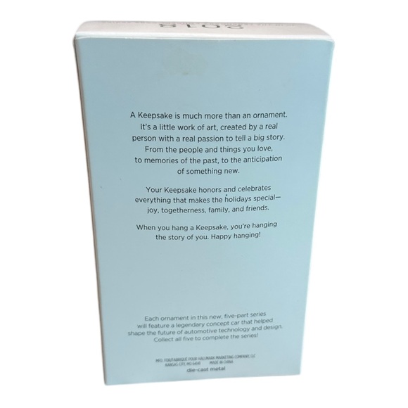 1938 Buick Y-Job #1 ~ Hallmark Keepsake ~ 2018 NIB - Picture 6 of 7